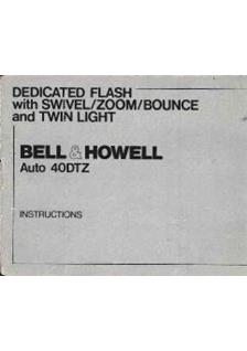 Bell and Howell Auto 40 DTZ manual. Camera Instructions.